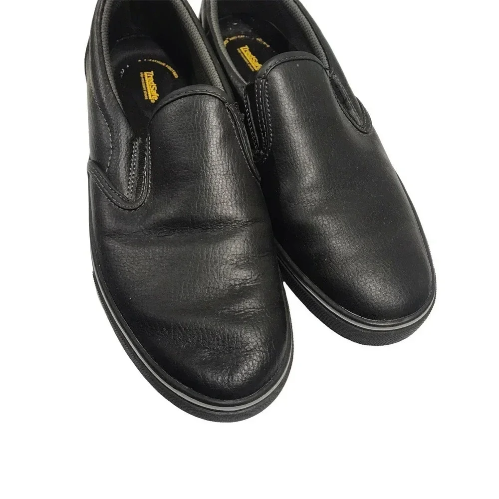 Tredsafe‎ Black Slip-On Shoes